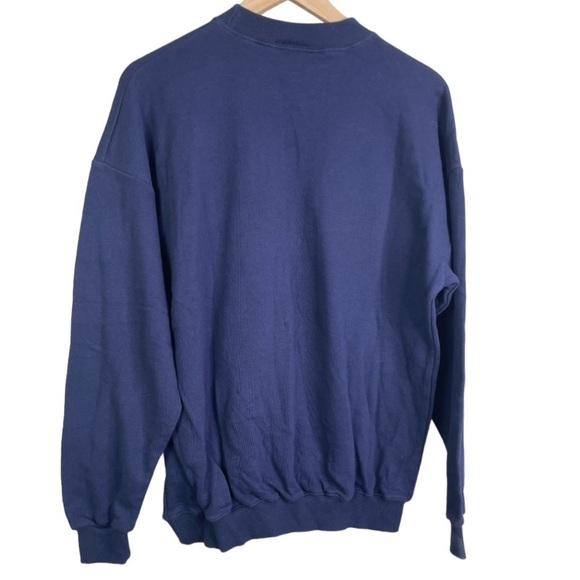 Vintage Logo Hong Kong Chinese Dragon Navy Sweatshirt - Picture 3 of 3